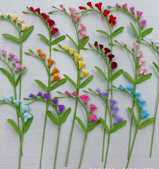 Handmade Crochet Freesia Bouquet