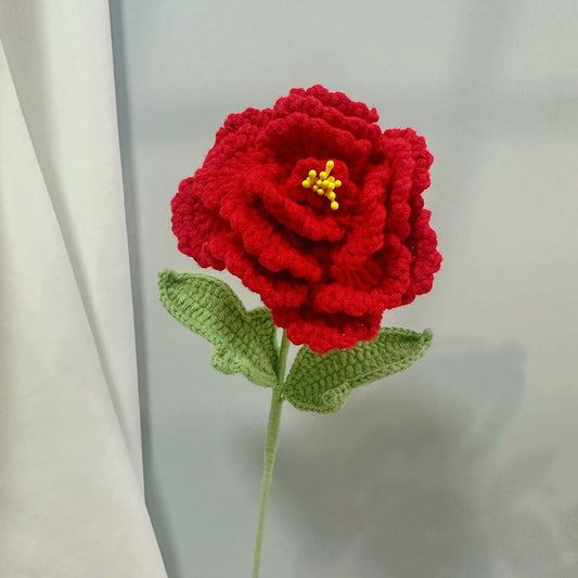 Handmade Crochet Peony Bouquet