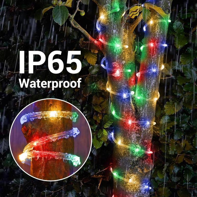33-Foot Solar String Lights with 100 LEDs