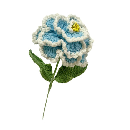 Handmade Crochet Peony Bouquet – Creative Knitted Yarn Flowers for Gifts & Home Decor