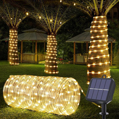 33-Foot Solar String Lights with 100 LEDs