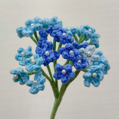 Handmade Crochet Baby’s Breath Bouquet – Knitted Yarn Floral Filler for Gifts & Home Decor