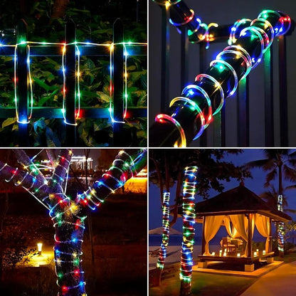 33-Foot Solar String Lights with 100 LEDs