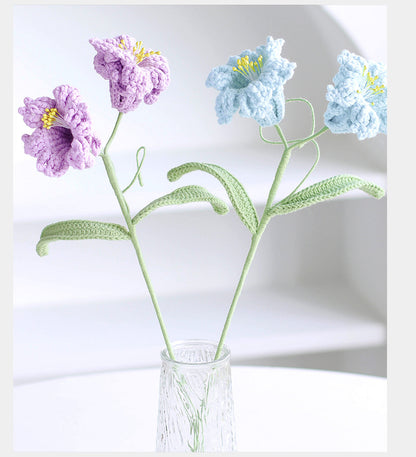 Handmade Crochet Daffodil Bouquet – Multi-Stem Knitted Yarn Flowers for Home Decor & Gifts