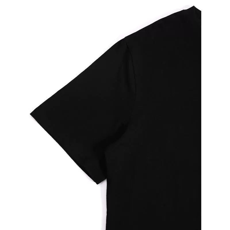 Cotton Men's Crew Neck Short-Sleeve T-Shirt